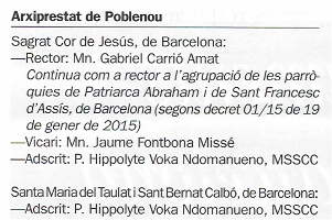 Nomenaments Poblenou